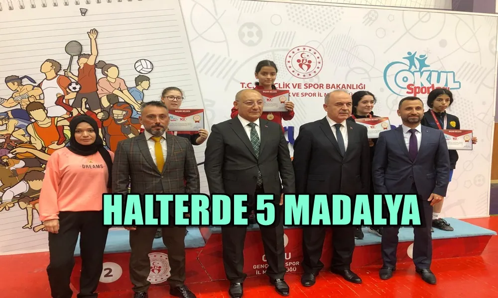 HALTERDE 5 MADALYA