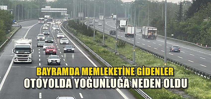 OTOYOLDA TRAFİK DURMA NOKTASINA GELDİ